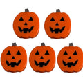 5/10/15Pcs Halloween Pumpkin Knob Button Cover Silicone Cabinet Knobs Decorative Door Handle Protector for Halloween Decorations