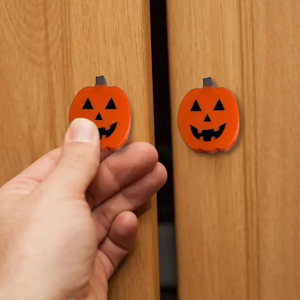 5/10/15Pcs Halloween Pumpkin Knob Button Cover Silicone Cabinet Knobs Decorative Door Handle Protector for Halloween Decorations